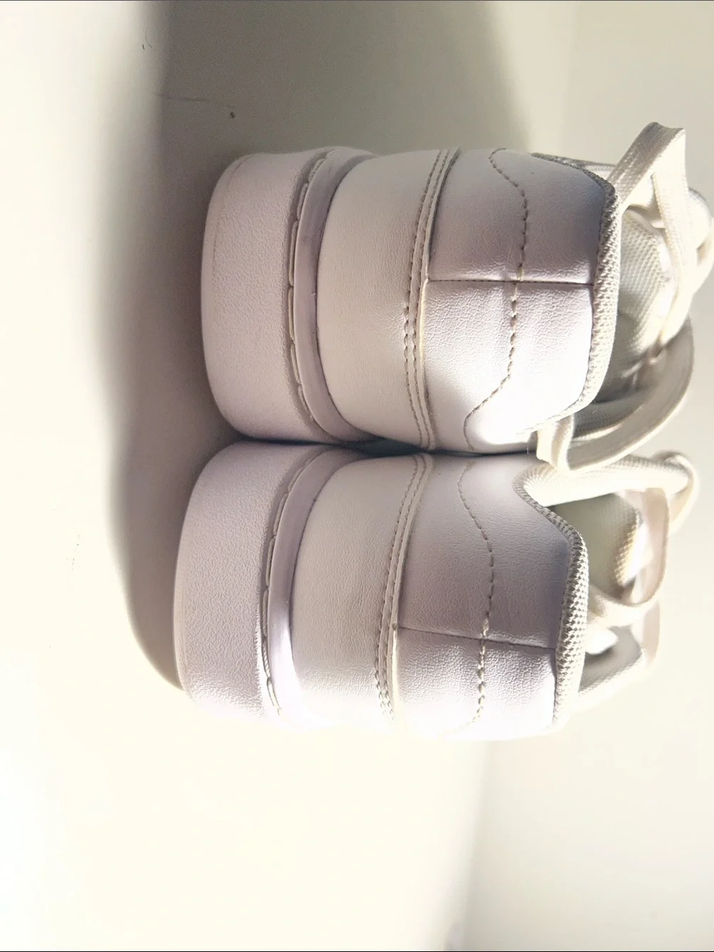 Under Armour Big Boys  White Low-Top Leather Sneaker